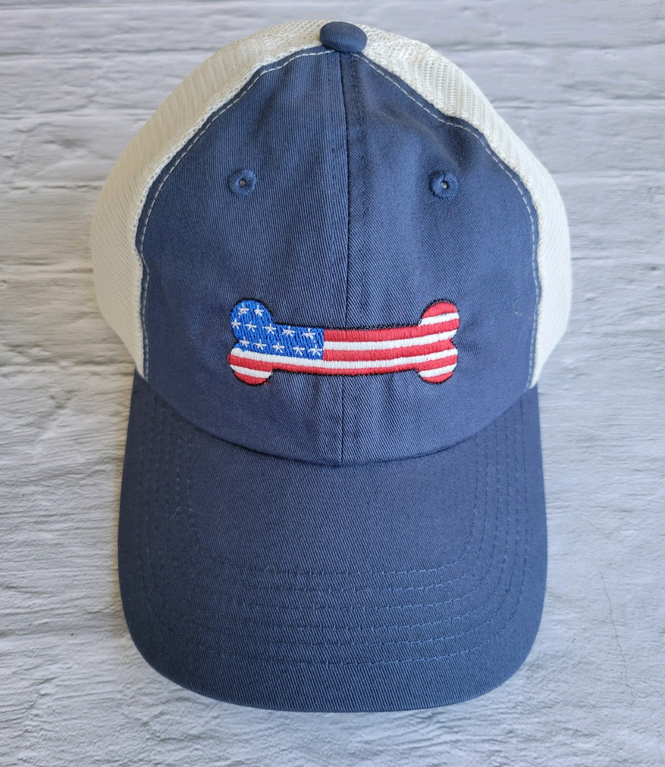 Flag Dog Bone Hat