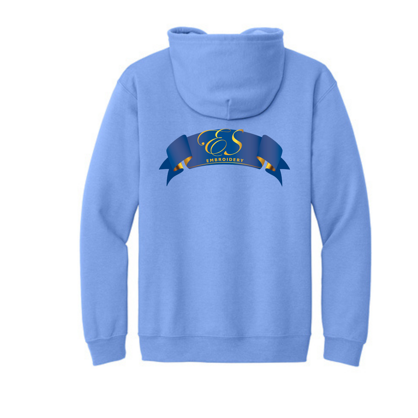 Es Embroidery Zip Up Hoodie