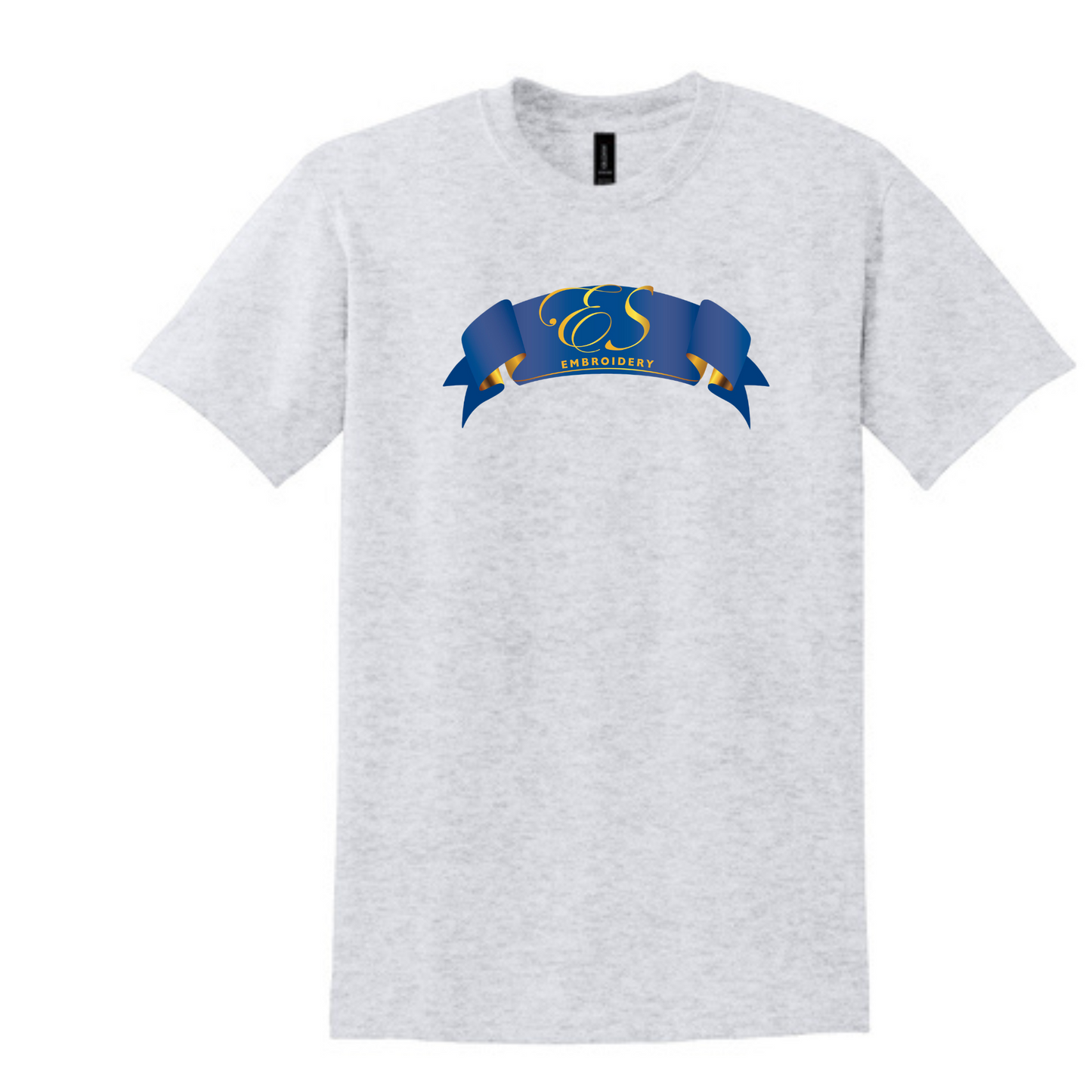 Es Embroidery Uni Sex Crew Neck T-Shirt