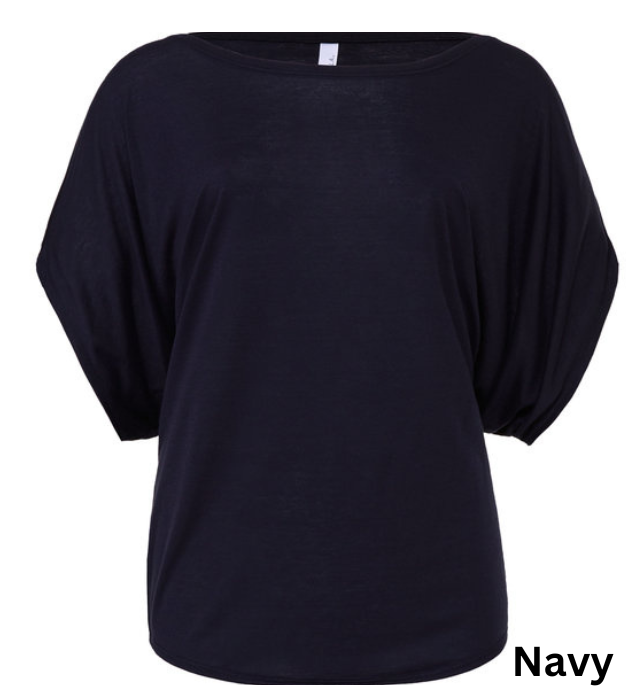 Draped Sleeve Dolman Top