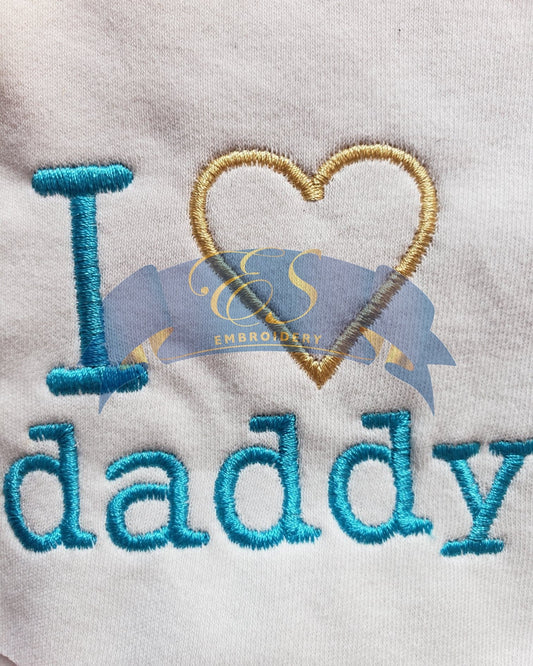 I <3 Daddy Bib