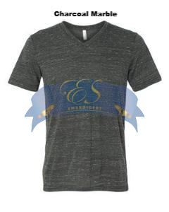 Short-Sleeve V-Neck T-Shirt - ES Embroidery