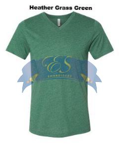 Short-Sleeve V-Neck T-Shirt - ES Embroidery