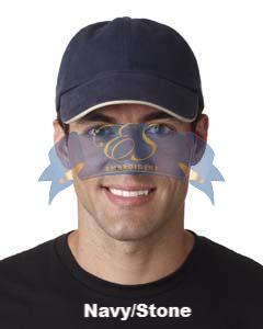 Classic Cut Brushed Cotton Twill Sandwich Cap - ES Embroidery