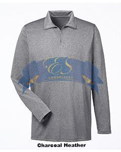 Cool & Dry Heathered Performance Quarter-Zip - ES Embroidery