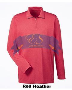 Cool & Dry Heathered Performance Quarter-Zip - ES Embroidery