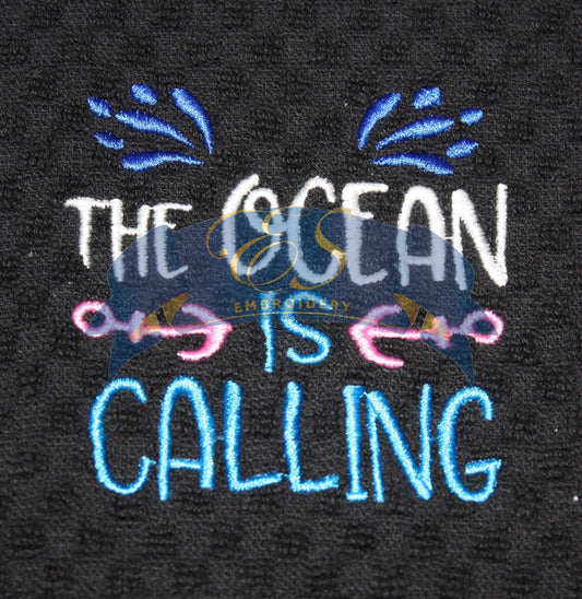 The Ocean is Calling Hand Towel/Bath Towel