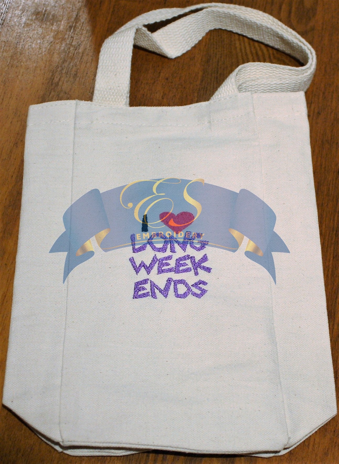 I <3 Long Weekends Double Bottle Wine Tote
