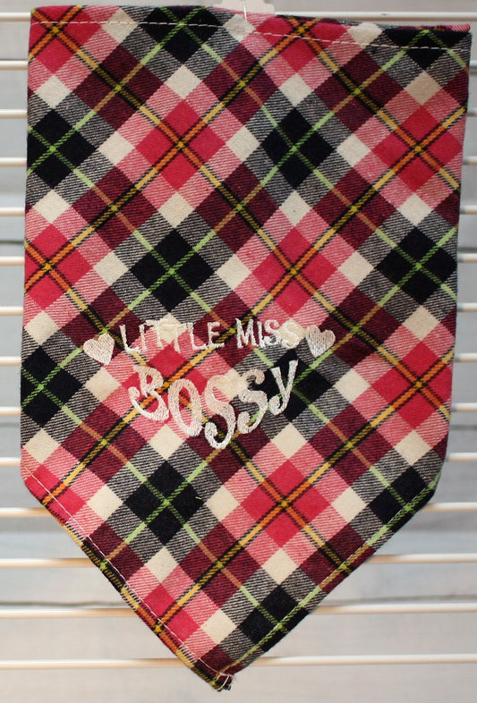 Little Miss Bossy Tie Bandana