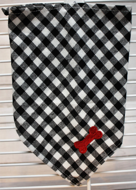 Dog Bone Filled Tie Bandana