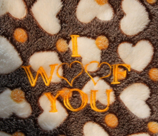 I Woof You Blanket