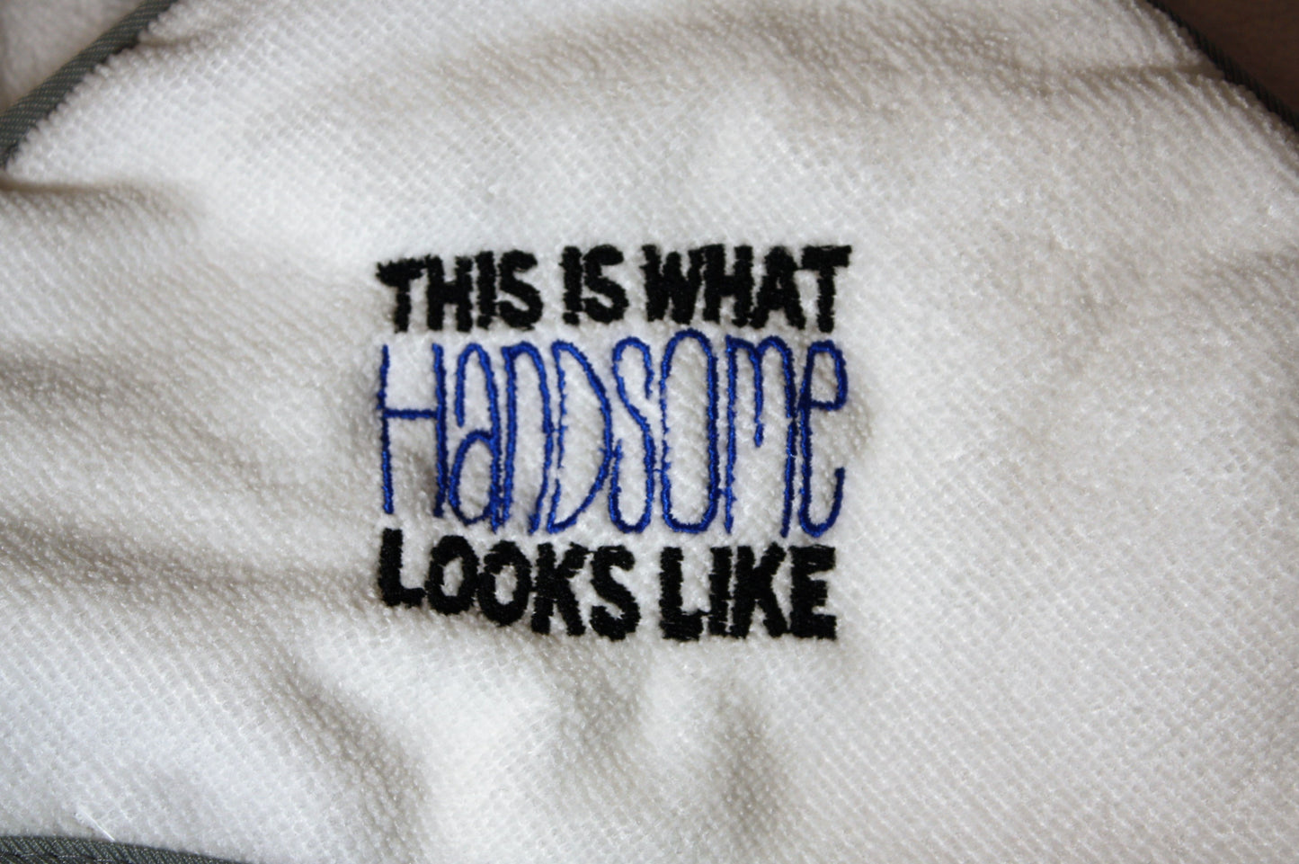 This is What Handsome Looks Like Hooded Bath Towel