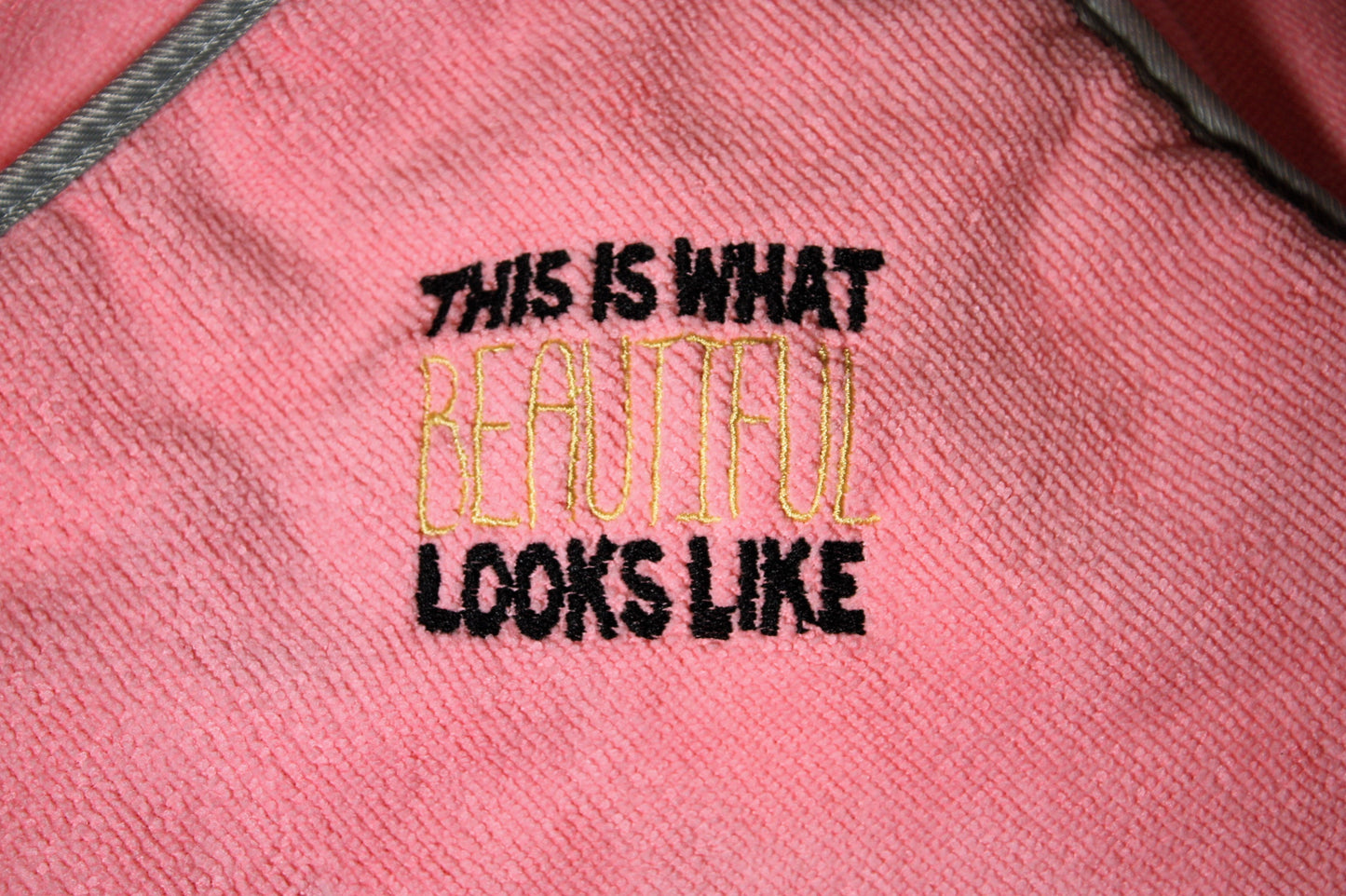 This is What Beautiful Looks Like Hooded Bath Towel