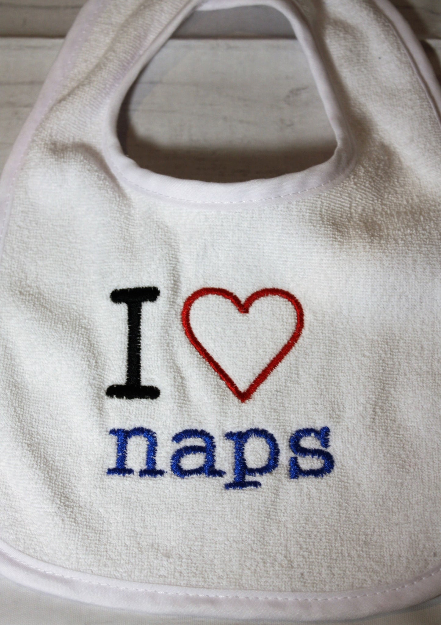 I <3 Naps Bib