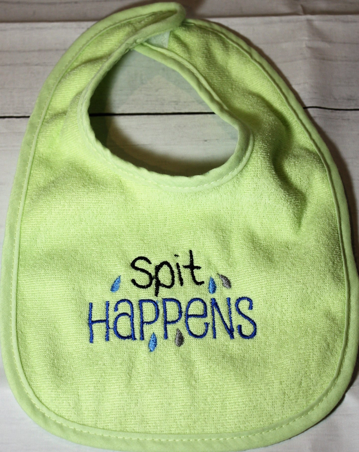 Spit Happens Bib