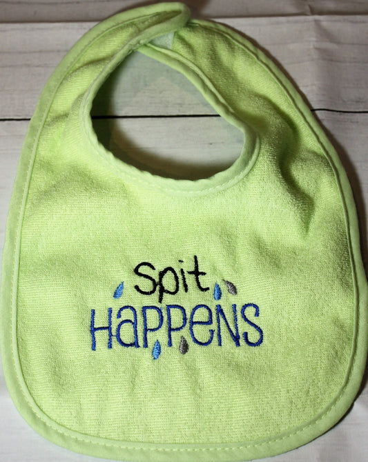 Spit Happens Bib