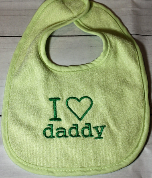 I <3 Daddy Bib