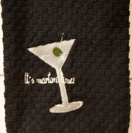 It's Martini Time Kitchen Towel