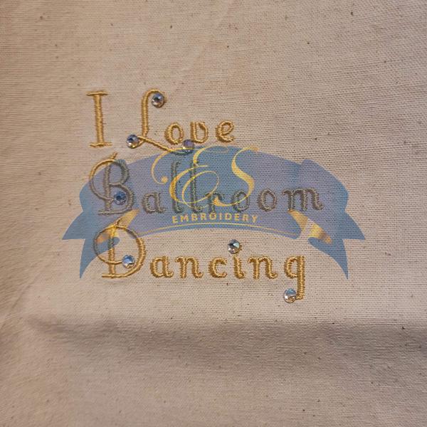 I Love Ballroom Dancing Tote Bag