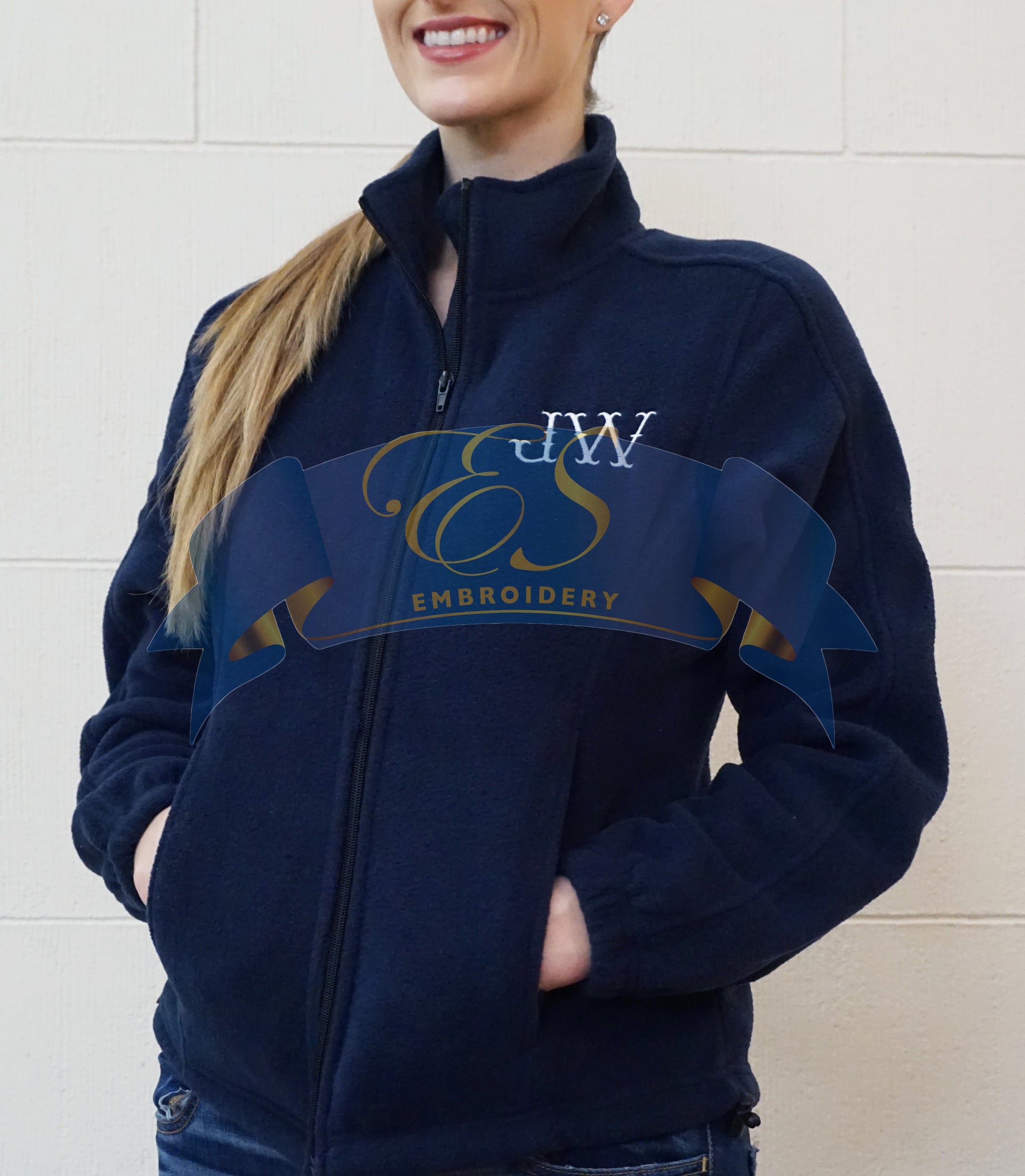 Iceberg Fleece Full-Zip Jacket - ES Embroidery