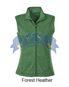 Mélange Fleece Vest - ES Embroidery