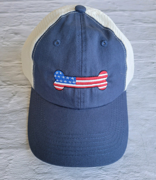 Flag Dog Bone Hat