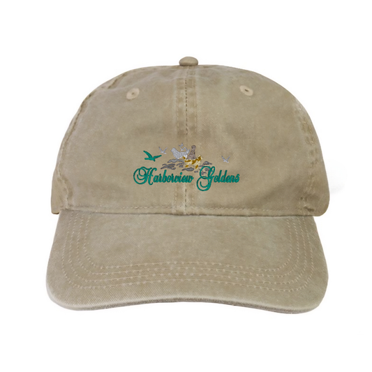 Harborview Goldens - Embroidered Hat- Authentic Pigment 1910