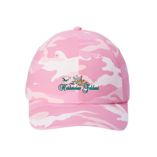 Harborview Goldens - Embroidered Camo Hats- Port Authority C851