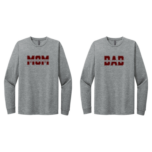 Chiaravalle Academy MOM or DAD - Unisex Long Sleeve T-Shirt - DTF Center - NL6211
