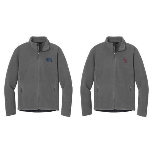 Enfield Montessori or Chiaravalle Academy - Zip Up Fleece - Embroidered
