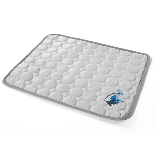 NE Flat Coated Retriever Club - Embroidered Cooling Mat - 27.5 x 39.4 x 0.5 in