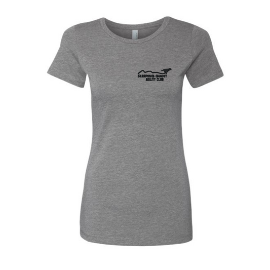 Sleeping Giant Agility Club Crew Neck T-Shirt- Womens