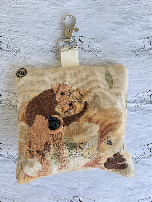 Airedale Terrier Waste Bag Holder