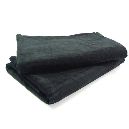 Black Beach Towel