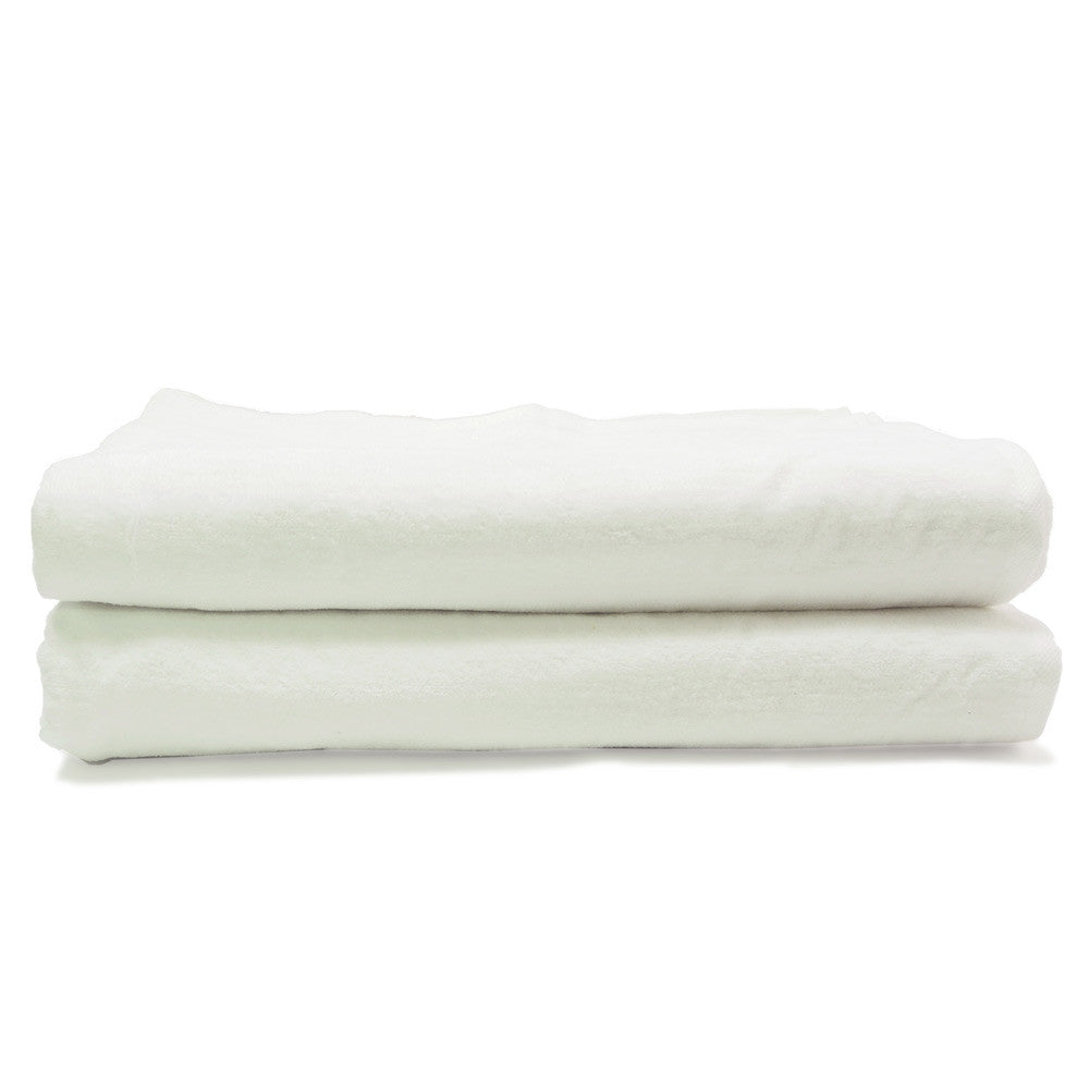 White Beach Towel