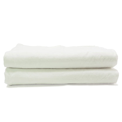 White Beach Towel