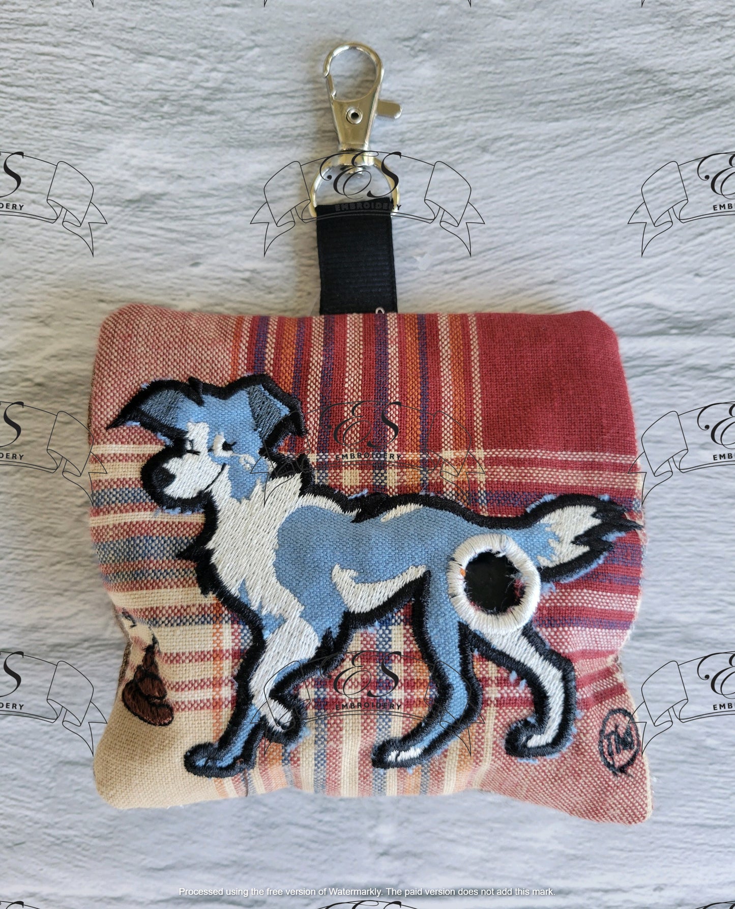 Border Collie Waste Bag Holder