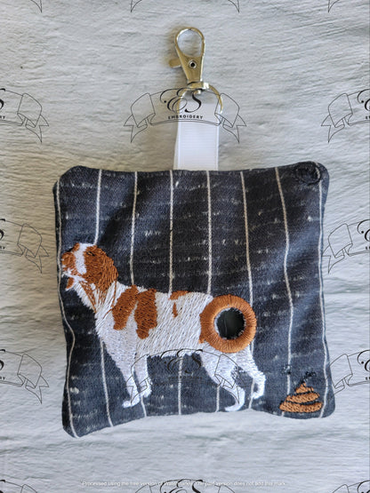 Brittany Spaniel Waste Bag Holder