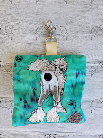 Chinese Crested Waste Bag Holder