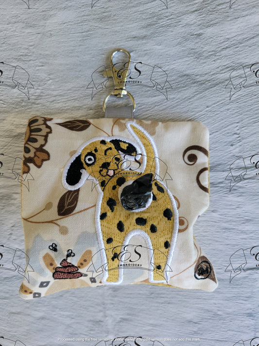 Dalmatian Dog Waste Bag Holder