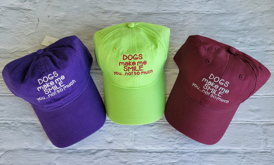 Dogs make me smile, you not so much hat