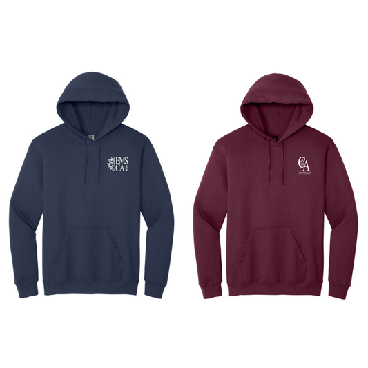 Enfield Montessori or Chiaravalle Academy School Logo - Hoodie - Unisex - Gildan 18500