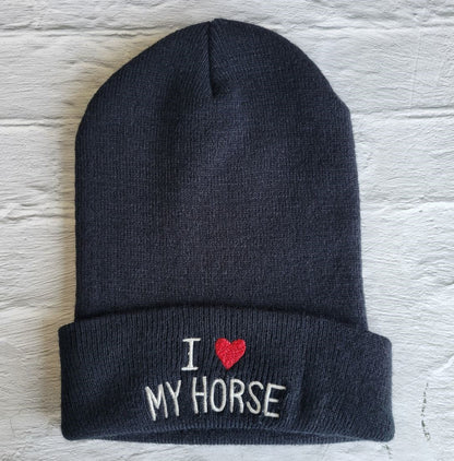 I Love my Horse Beanie