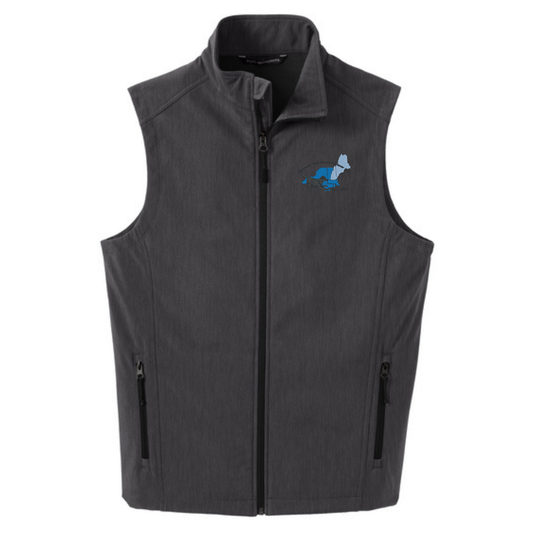 NE Flat Coated Retriever Club - Men's Soft Shell Vest - EMBROIDERED - PA-J325