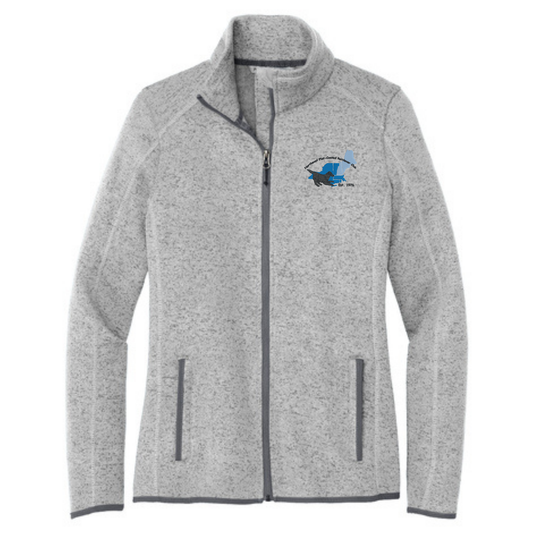 NE Flat Coated Retriever Club - Women's Sweater Fleece - EMBROIDERED - L232