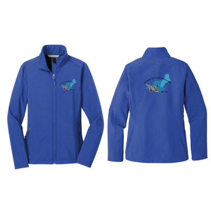 NE Flat Coated Retriever Club- Women's Soft Shell Jacket- DTF Left Chest & Back - PA-L317