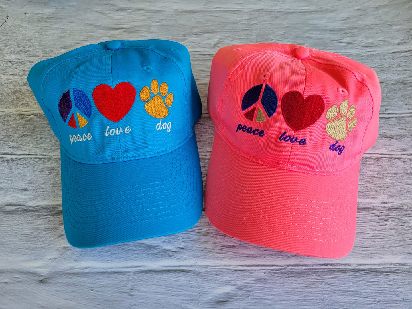 Peace, Love, and Dogs Hat