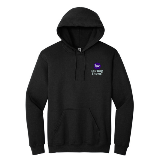 Rau Dog - Hoodie - Unisex - Embroidered Left Chest - Gildan 18500