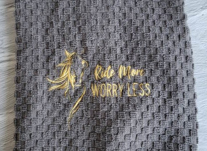 Ride More Worry Less Towel