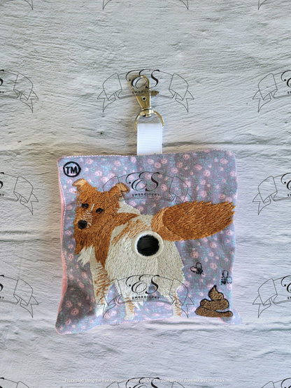 Shetland Sheepdog Waste Bag Holder